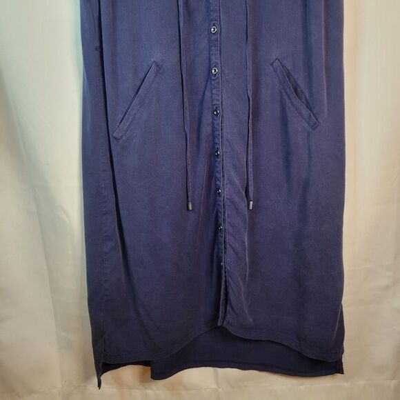 Long Tall Sally Navy Blue Button-Down Dress - Picture 10 of 16